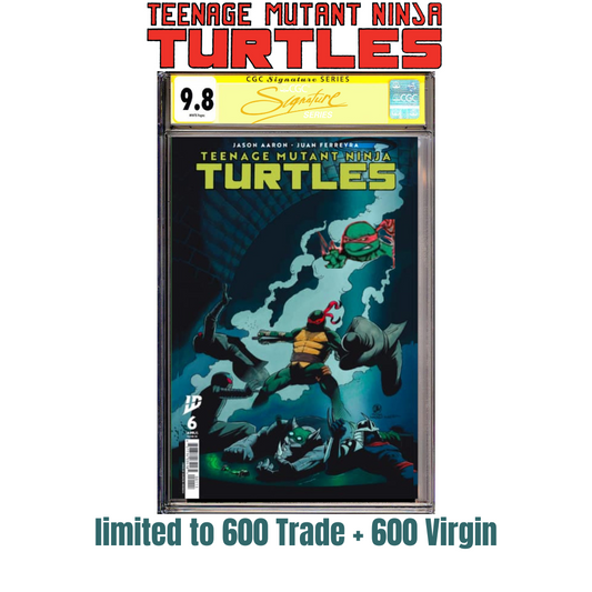 Teenage Mutant Ninja Turtles #6 9.8 Signed + Remarked (Trade Dress)