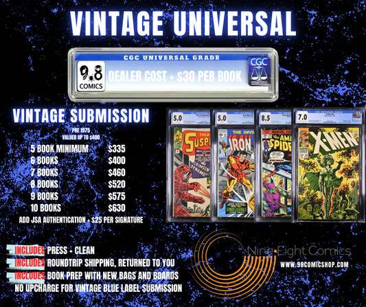 Vintage Universal Submission (5 Book Minimum)