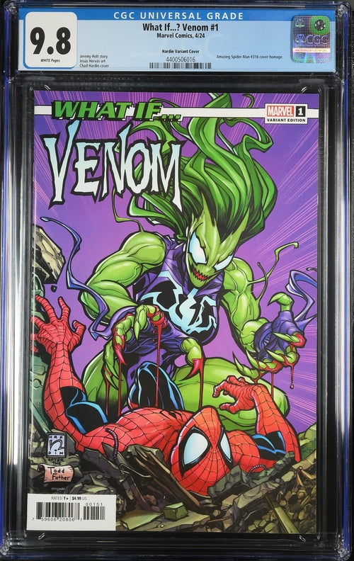 WHAT IF...? VENOM 1 CHAD HARDIN VARIANT