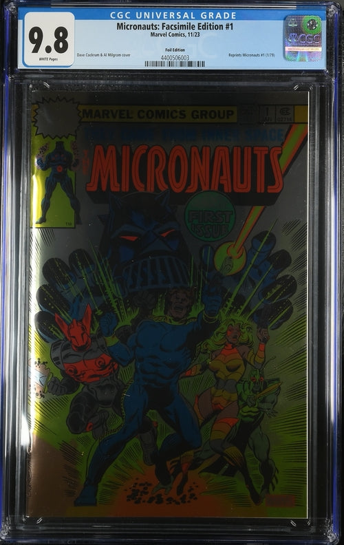 MICRONAUTS 1 FACSIMILE EDITION FOIL VARIANT