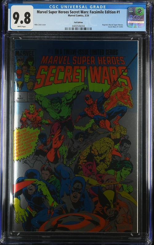 MARVEL SUPER HEROES SECRET WARS 1 FACSIMILE EDITION FOIL VARIANT