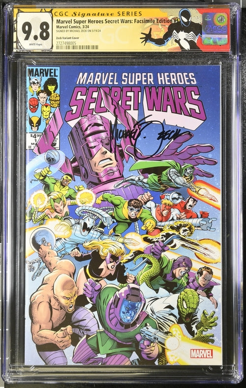 Marvel Super Heroes Secret Wars #1 1:50 Zeck Hidden Gem